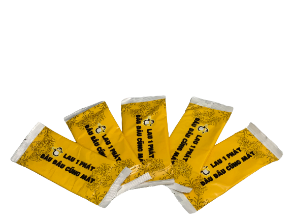 Khăn Lạnh Chim Cánh Cụt slogan Lau 1 Phát đâu đâu cũng mát  (Combo 100 khăn/túi)