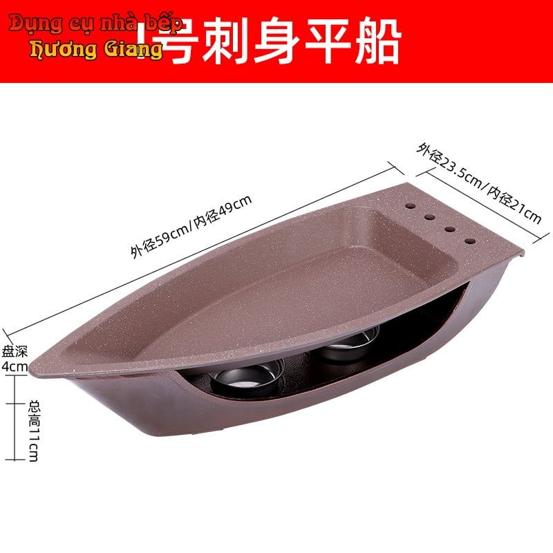 Khay Hấp Cá Kèm Bếp Cồn Hâm Nóng Hải Sản Các Món Buffet - GDNB-2