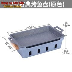 Khay Hấp Cá Kèm Bếp Cồn Hâm Nóng Hợp Kim Nhôm Nhật Bản GDNB-24