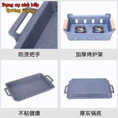 Khay Hấp Cá Kèm Bếp Cồn Hâm Nóng Hợp Kim Nhôm Nhật Bản GDNB-24