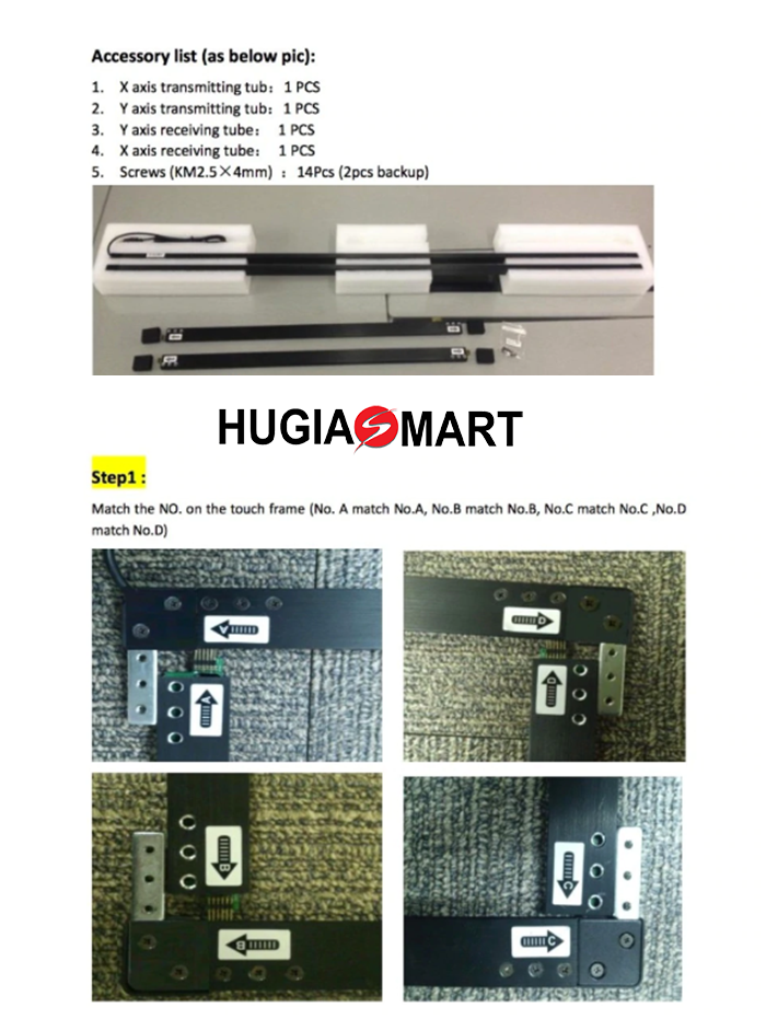 Khung Cảm Ứng Hồng Ngoại Dành Cho Màn Hình  15.6 inch