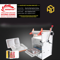 Máy Dán Miệng Tô - Giải Pháp Đóng Gói An Toàn Cho Thực Phẩm Nước Mang Đi | Máy dán hộp tròn thực phẩm | Máy dán miệng hộp thực phẩm