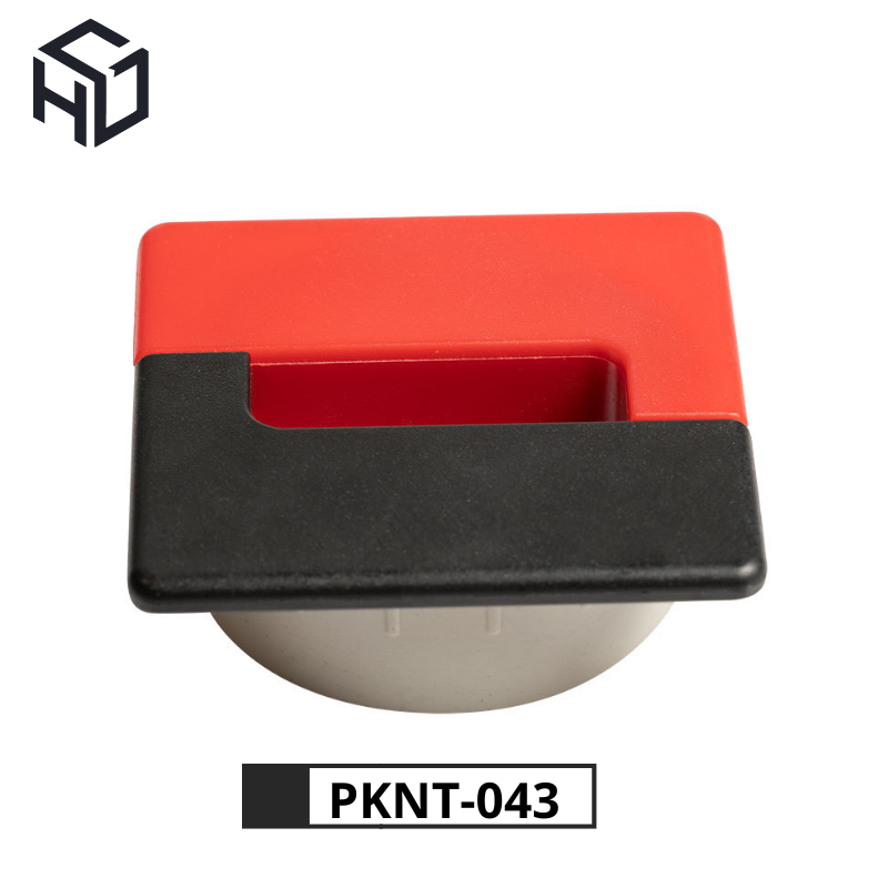 (PKNT-043) Nắp Luồn Dây Điện Hình Vuông Màu Đỏ Đen – Giải Pháp Gọn Gàng Cho Không Gian Làm Việc|Phụ kiện nội thất thông minh