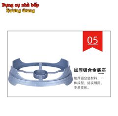Nồi Chảo Nhôm Đúc Hình Hột Xoài Nắp Kính Chống Dính Kèm Bếp Cồn GDNB-39