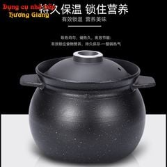 Nồi Hầm canh súp Hộp Kim Nhôm sơn đen Size Nhỏ GDNB-14