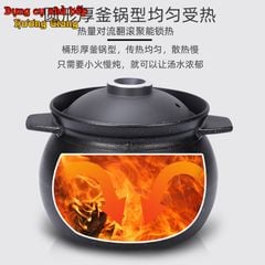 Nồi Hầm canh súp Hộp Kim Nhôm sơn đen Size Nhỏ GDNB-14