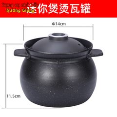 Nồi Hầm canh súp Hộp Kim Nhôm sơn đen Size Nhỏ GDNB-14