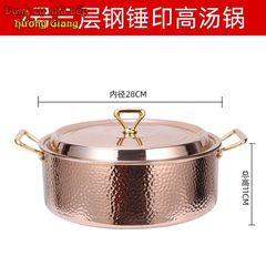 Nồi Inox 304 Mạ Vàng Hồng Gia Dụng Hàn Quốc GDNB-12