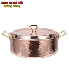 Nồi Inox 304 Mạ Vàng Hồng Gia Dụng Hàn Quốc GDNB-12