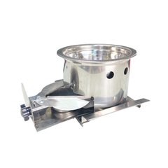 Nồi lẩu 1 Người Kèm Bếp Cồn Ngăn Kéo Có Cánh Khép Dùng Cho Quán Ăn - An Toàn, Tiện Lợi|các loại bếp cồn,bếp lẩu cồn,bếp cồn có chắn gió,bếp cồn inox,bếp cồn inox cao  cấp. bếp lẩu cồn,bếp cồn lẩu 1 người