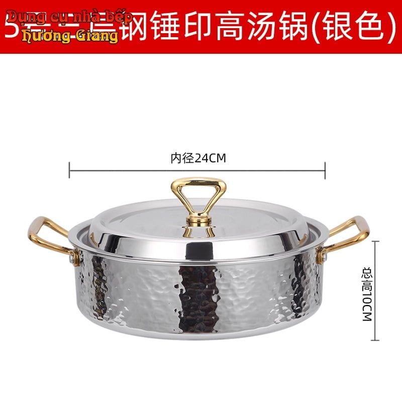 Nồi Lẩu Inox 304 Cao Cấp 3 Lớp Phong Cách Hàn Quốc GDNB-6