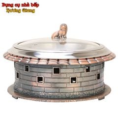 GDNB-50 Nồi Lẩu Kèm Bếp Cồn Đúc Giả Cổ