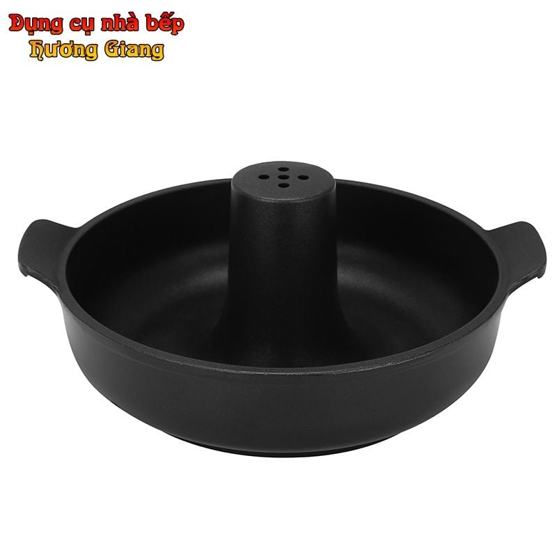 GDNB-46 Nồi Lẩu Núi Lửa Đúc Hợp Kim Nhôm Kèm Bếp Cồn Phong Cách Nhật Bản