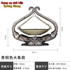 Nồi Lẩu Treo đa dạng mẫu Kèm Bếp Cồn Cổ Điển GDNB-35