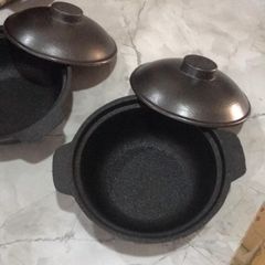 Nồi Nhôm Đúc Chống Dính Nắp Kính Cao Cấp Dành Cho Nhà Hàng, Quán Ăn - Nhiều Size | Nồi Nhôm Chất Lượng