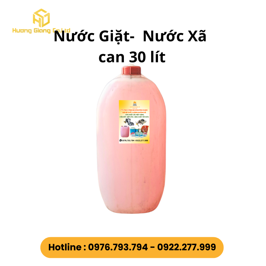 Nước Giặt - Nước Xả Vải Can 30 Lít - Giải Pháp Hoàn Hảo Cho Gia Đình và Doanh Nghiệp