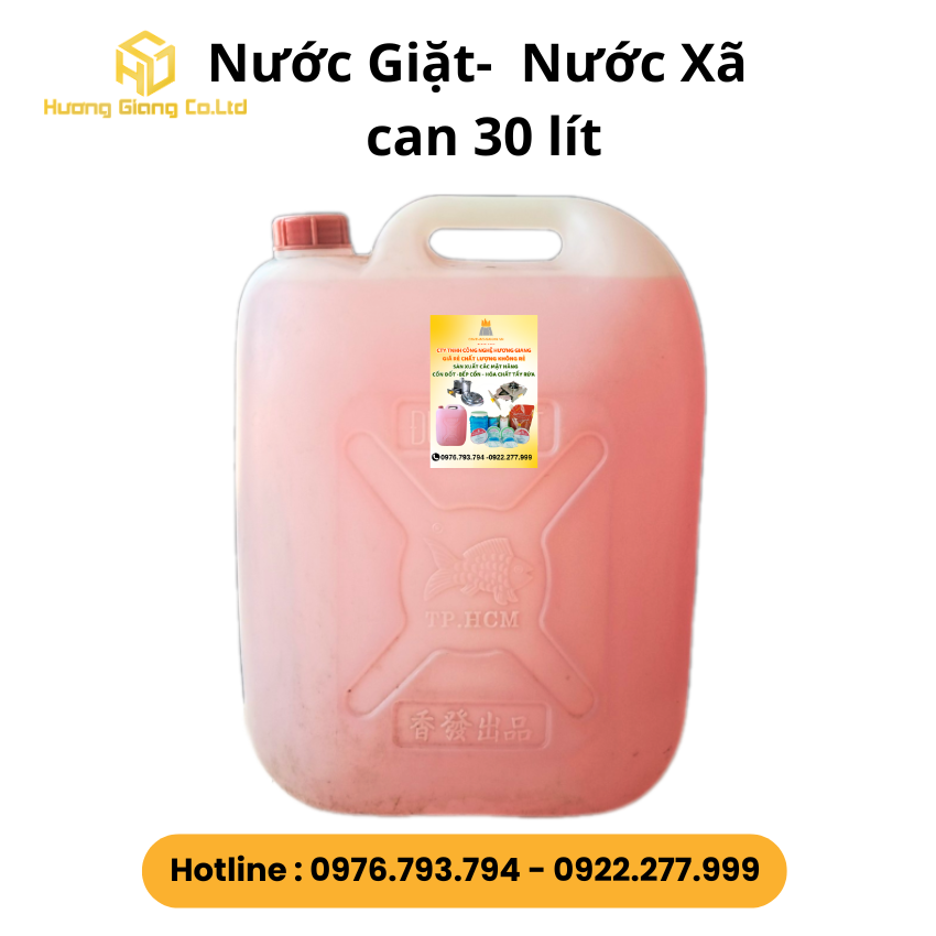 Nước Giặt - Nước Xả Vải Can 30 Lít - Giải Pháp Hoàn Hảo Cho Gia Đình và Doanh Nghiệp