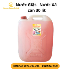 Nước Giặt - Nước Xả Vải Can 30 Lít - Giải Pháp Hoàn Hảo Cho Gia Đình và Doanh Nghiệp