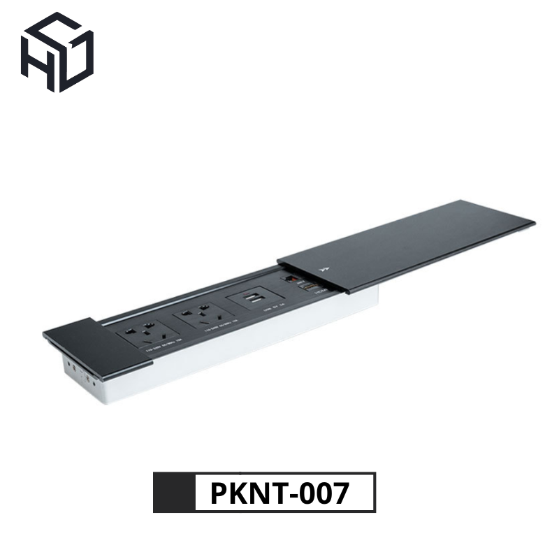 (PKNT-007) Ổ Cắm Điện Âm Bàn 220V Tích Hợp Ổ Cắm USB Type A | Ổ cắm điện cho nội thất thông minh