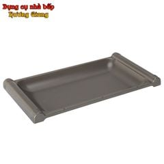 GDNB-54 Chảo Nướng Chống Dính Chữ Nhật Kèm Bếp Cồn Bọc Gỗ Phong Cách Nhật Bản