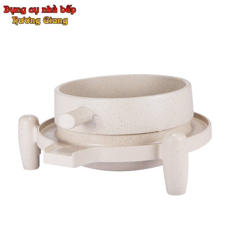 Bộ Chảo Nướng Xào Kèm Bếp Cồn Hợp Kim Nhôm Hình Cối Xay Và Cây Đàn Tì Bà GDNB-33