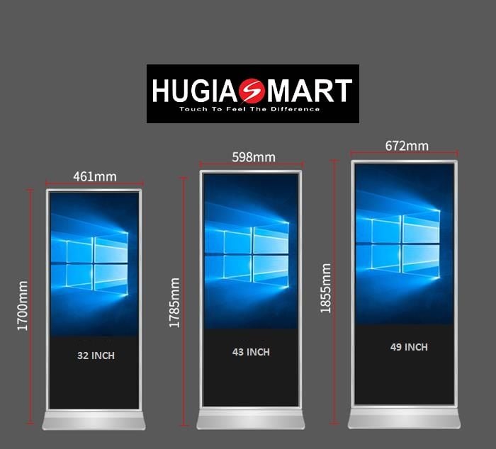Màn hình quảng cáo đứng hình chữ nhật 32 inch