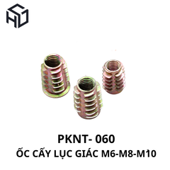(PKNT-060) Ốc Cấy Gỗ - Ốc Cấy Ren - Đai Ốc Lục Giác – Giải Pháp Liên Kết Hoàn Hảo Cho Đồ Gỗ M6,M8,M10|Phụ kiện nội thất thông minh