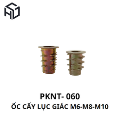(PKNT-060) Ốc Cấy Gỗ - Ốc Cấy Ren - Đai Ốc Lục Giác – Giải Pháp Liên Kết Hoàn Hảo Cho Đồ Gỗ M6,M8,M10|Phụ kiện nội thất thông minh