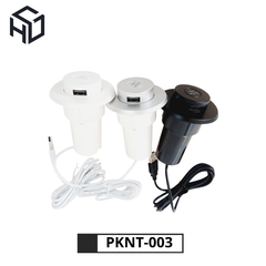 (PKNT-003) Ổ Cắm Sạc USB Type C  nhấn nhã Gắn Bàn Làm Việc | phụ kiện nội thất thông minh | Ổ cắm USB gắn vào nội thất
