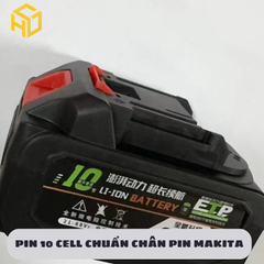 Đèn Led tích điện 3 inch kèm 2 cổng sạc USB sử dụng chân pin phổ thông Makita