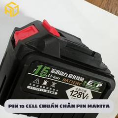 Đèn Led tích điện 5 inch kèm 2 cổng sạc USB sử dụng chân pin phổ thông Makita