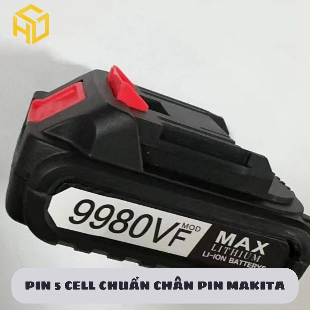 Đèn Led tích điện 3 inch kèm 2 cổng sạc USB sử dụng chân pin phổ thông Makita