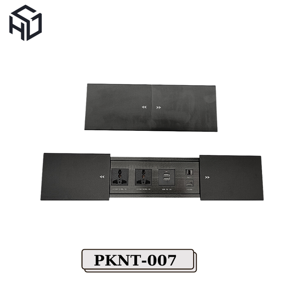 (PKNT-007) Ổ Cắm Điện Âm Bàn 220V Tích Hợp Ổ Cắm USB Type A | Ổ cắm điện cho nội thất thông minh