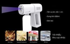 Súng xịt khuẩn cầm tay nano K5- Thiết bị phun khử trùng cho gia đình, công ty, hàng quán nhỏ