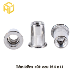 Combo 50 con Tán rút, Ecu rút M4x11