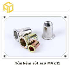 Combo 50 con Tán rút, Ecu rút M4x11