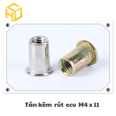 Combo 50 con Tán rút, Ecu rút M4x11