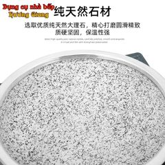 Thố Đá nắp kính Kèm Bếp Cồn Hợp Kim Nhôm Hàn Quốc GDNB-27