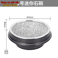 Thố Đá nắp kính Kèm Bếp Cồn Hợp Kim Nhôm Hàn Quốc GDNB-27