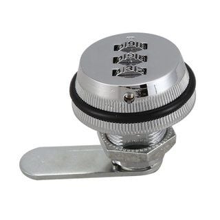 Ổ khoá số, khoá mật mã 3 mã số ,núm xoay L30, L20 bằng hợp kim kẽm màu bạc dùng trong đồ nội thất