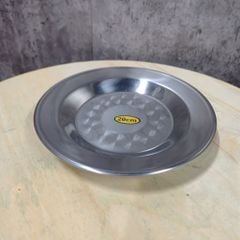 Combo 10 dĩa inox 20cm – Sáng bóng, bền đẹp, không gỉ – Phù hợp sử dụng cho gia đình & quán ăn