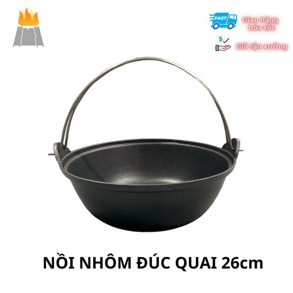 Nồi Nhôm Đúc Chống Dính Nắp Kính Cao Cấp - An Toàn, Tiện Lợi - Cam Kết SẢN PHẨM CHẤT LƯỢNG