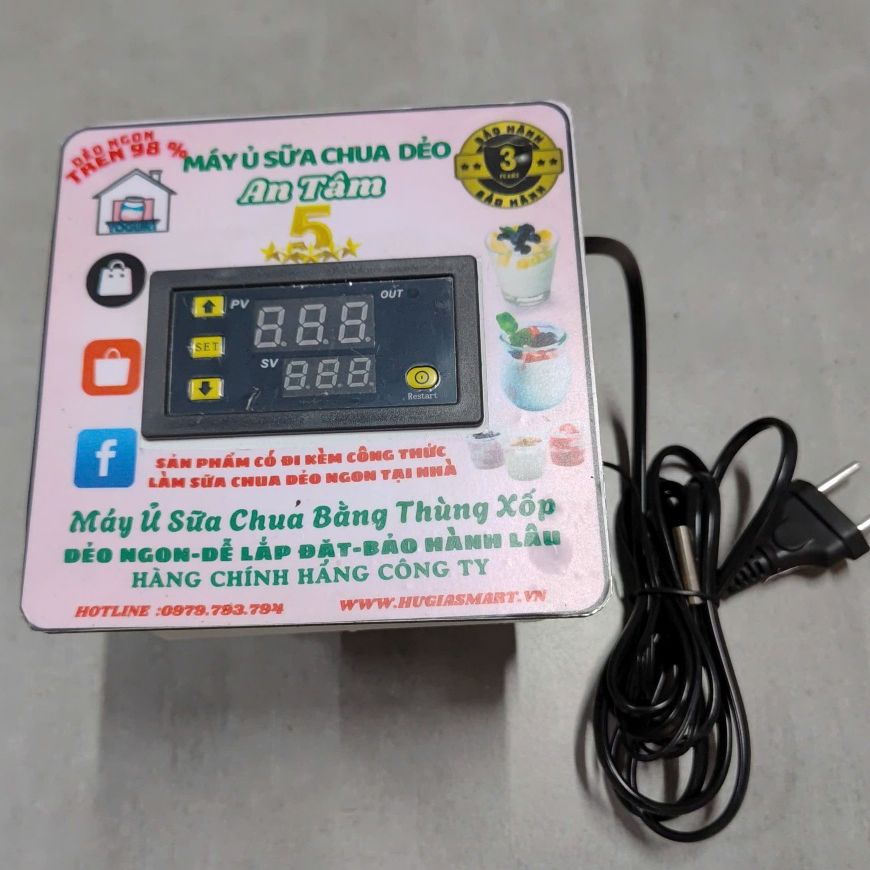 Máy Ủ Sữa Chua Thùng Xốp - Giải Pháp Ủ Sữa Chua Đơn Giản Tại Nhà  - Tặng Kèm Công Thức Ủ Sữa Chua