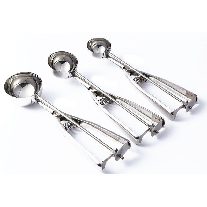 Dụng Cụ Múc Kem , Muỗng Xúc Kem Đa Năng Bằng Thép Không Gỉ 5cm