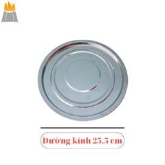 Mâm lót bếp cồn Inox tiện dụng - Khay Inox dày giúp di chuyển bếp cồn an toàn dành cho quán
