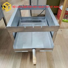 Bộ linh kiện máy quay nướng 6 xiên thịt + 1 xiên 3 chỉa quay gà vịt motor 14W - tự ráp - Hương Giang