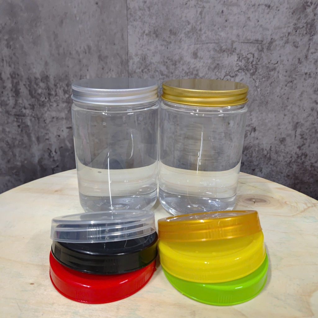 Combo 12 hũ hũ nhựa PET 750ml ,Cổ 86mm kèm nắp nhôm, nắp nhựa. Hũ trong, cứng cáp đựng thực phẩm