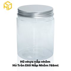 Combo 12 hũ nhựa PET 650ml ,Cổ 86mm kèm nắp nhôm, nắp nhựa. Hũ trong, cứng cáp đựng thực phẩm