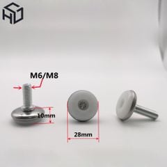 Chân tăng chỉnh bàn ghế Hugiasmart - Tăng chân nhựa điều chỉnh bàn ghế đủ size M6, M8 - Hàng Mẫu