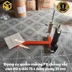 Dụng cụ quấn màng PE màng xốp bóng khí - Bàn quấn màng PE tải trọng 200 kg